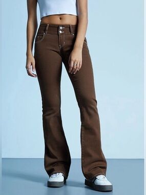 PacSun Brown NWOT Brown Low-Rise Bootcut Jeans